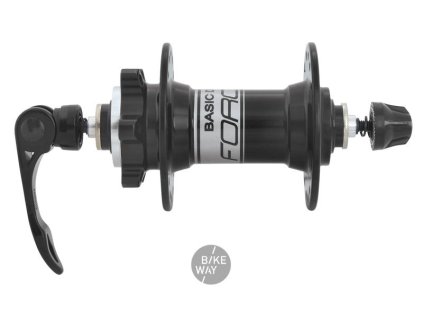 Přední náboj FORCE BASIC pro kotoučové brzdy 32 děr černý