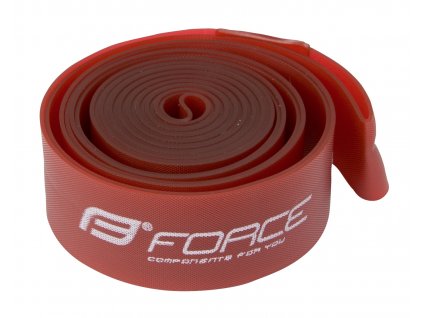 Páska na ráfek FORCE 29 (622 19) červená 1 ks