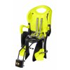Dětská cyklo sedačka TIGER RELAX B FIX zadní fluo REFLEX černá
