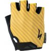 Cyklistické rukavice Specialized Men's Body Geometry Sport Gel Gloves Brassy Yellow Stripe