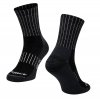 Cyklistické ponožky FORCE ARCTIC černo-bílé
