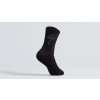Cyklistické ponožky Specialized Cotton Tall Logo Socks černé