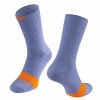 Cyklistické ponožky FORCE NOBLE šedo-oranžové