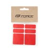 Reflexní samolepky na rám FORCE 6 ks (varianta stříbrné)
