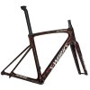 Rámová sada Specialized S Works Roubaix SL8 Frameset 2025 Gloss Carbon Red To Gold And Solidity Dry Brushed