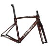 Rámová sada Specialized S Works Roubaix SL8 Frameset 2025 Gloss Carbon Red To Gold And Solidity Dry Brushed (2)