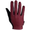 Pánské cyklistické rukavice Specialized Men's Body Geometry Grail Long Finger Garnet Red