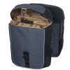 Dvojitá brašna na zadní nosič Basil Miles black slate 32l 2