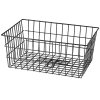 Zadní koš na kolo Klickfix Maxi 55x20x36cm , černá, s velkými oky