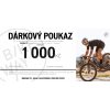 Dárkový poukaz BIKEWAY 1000,-Kč pro cyklistu kola elektrokola