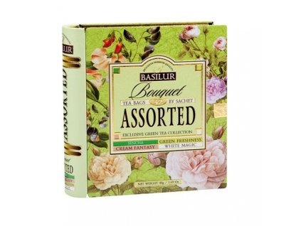 Čajová kniha - zelené aromatizované čaje, 4 druhy 64g