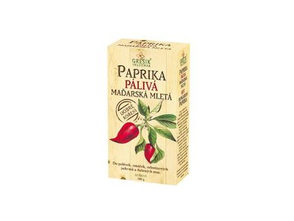 Paprika pálivá maďarská mletá 100g