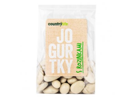 Jogurtky s rozinkami - 100g.