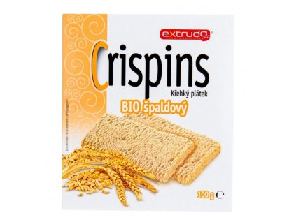 Chlebíček vícezrnný špaldový Crispins 100g.