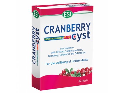 cranberry tablety mocove cesty 30 ks esi