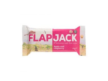 Flapjack ovesný malina-jablečná šťáva, bezlepkový 80g.