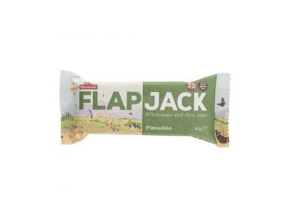 Flapjack ovesný pistácie, bezlepkový 80g.