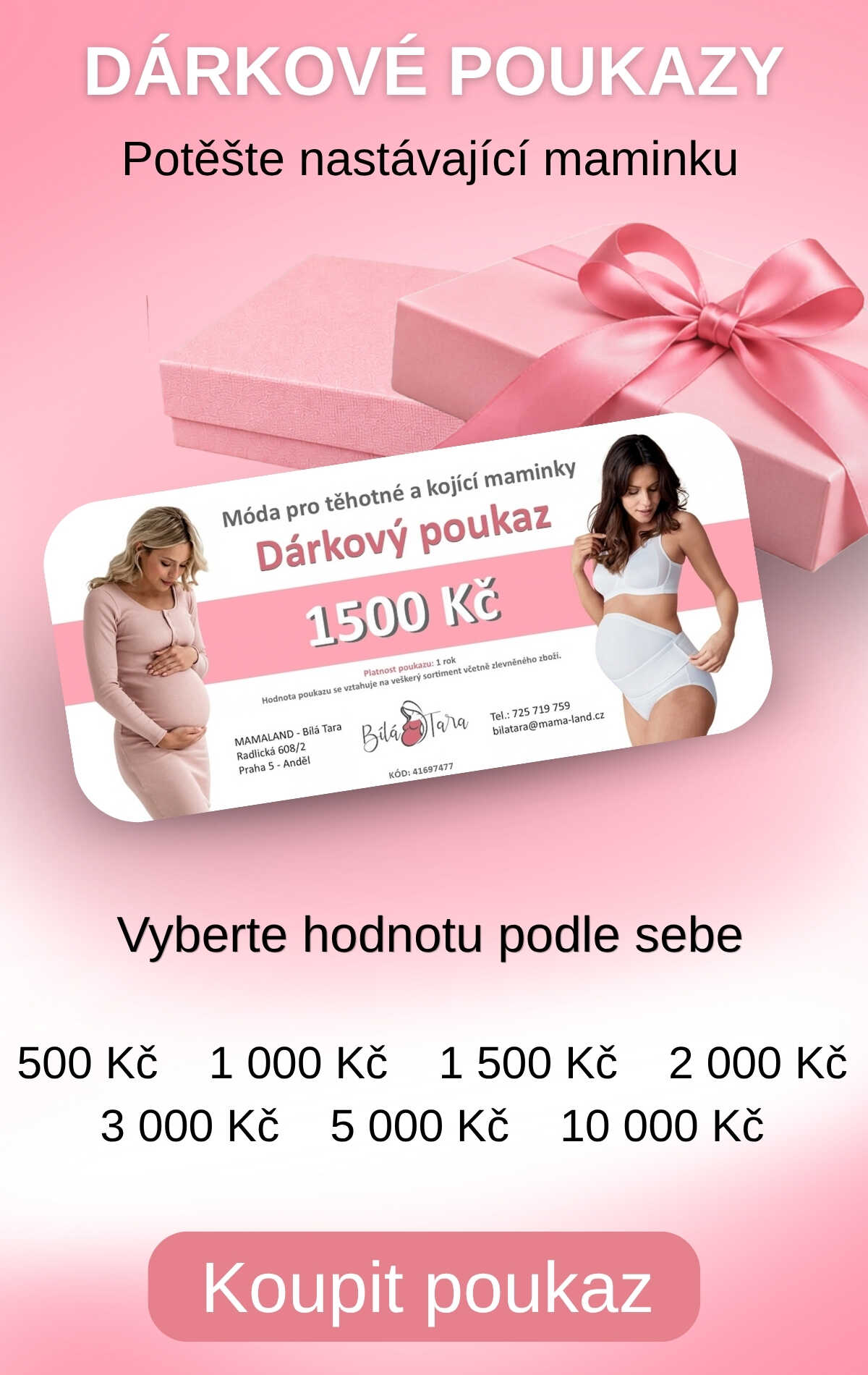 Dárkové poukazy