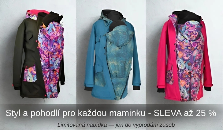 Softshellové nosící kabáty