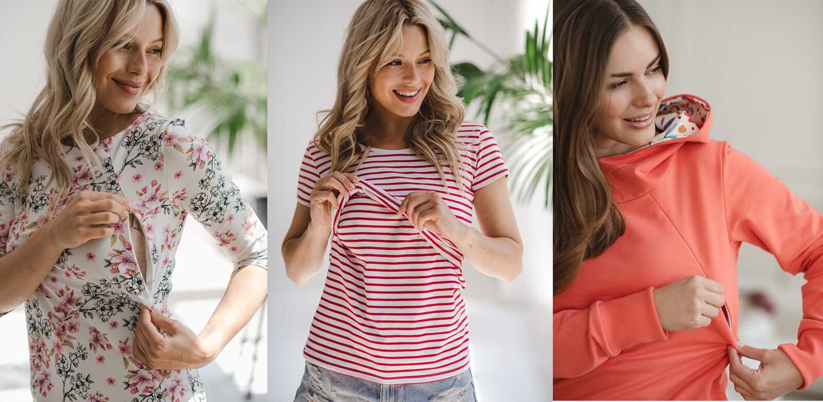 Kojicí oblečení – různé střihy pro pohodlné kojení, Bílá Tara MamaLand Praha 5