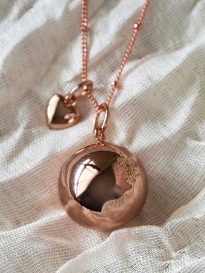 mexická bola heartbeat rose gold