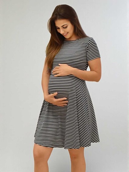 tehotenske saty pruhovane kojicí 3v1