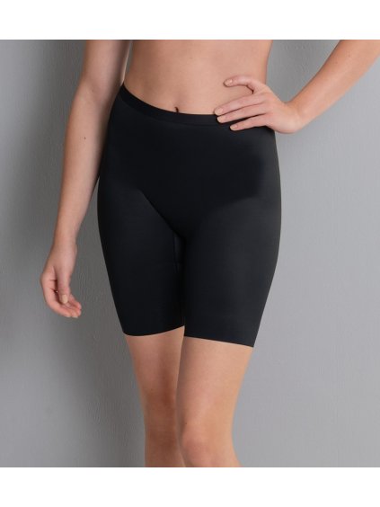 Stahovací kalhotky s nohavičkou Twin Shaper černé