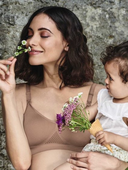 kojicí podprsenka dusty cedar 5096