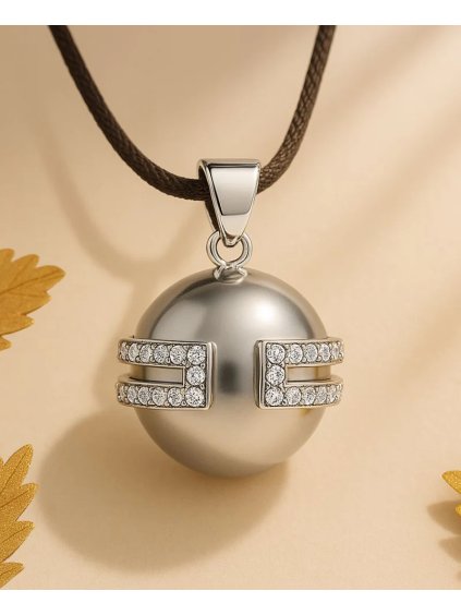 Těhotenská bola Goddess Swarovski Crystals Cache Coeur