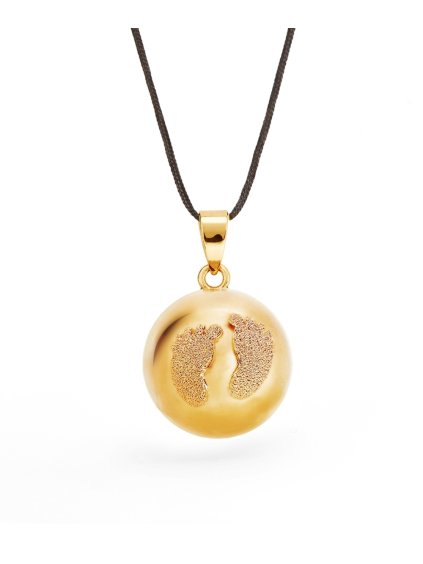 Těhotenská bola gold plated diamond powder