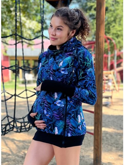 Těhotenská mikina Magic Forest nosící