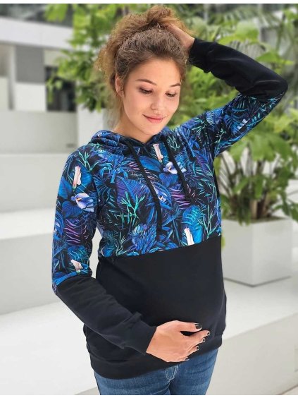 těhotenská mikina magic forest 3v1