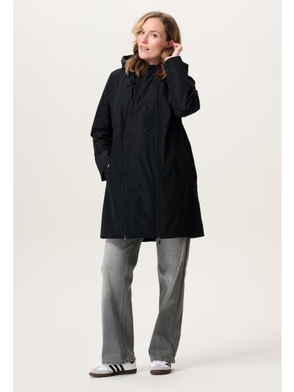 zimní těhotenská bunda juva černá