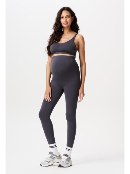 bezešvé legíny pro těhotné antracit forged iron