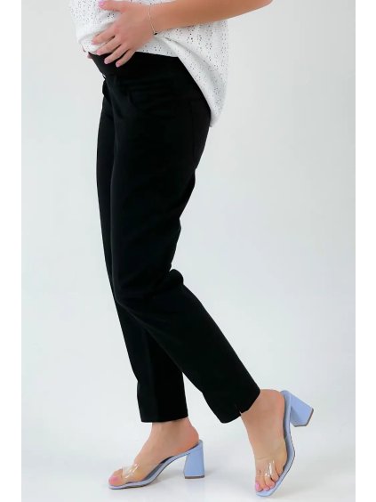 Těhotenské kalhoty černé společenské