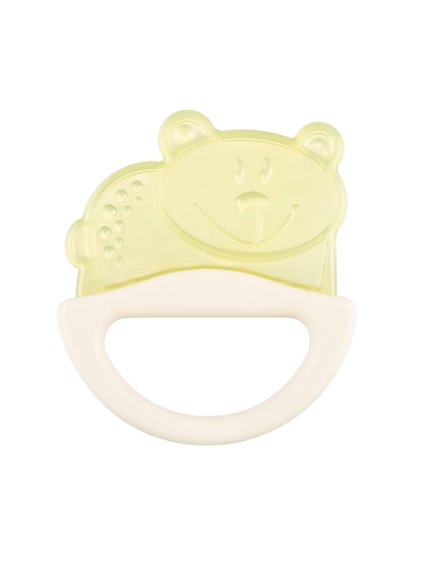 Canpol babies Kousátko s chrastítkem Zvířátko žlutý medvídek