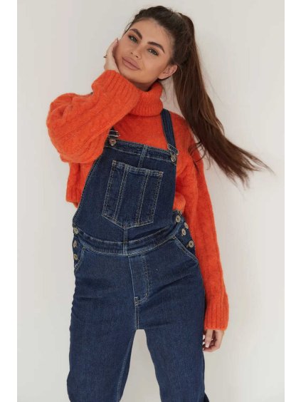 těhotenské lacláče modré