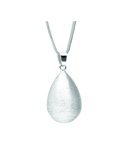 Těhotenská rolnička DROP SHAPE Silver