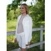 těhotenský komplet na léto bílý