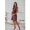 Těhotenské šaty Loop rose brown
