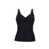 Těhotenský tankiny top černý detail