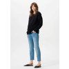 těhotenské džíny mom fit modré 78 délka