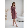 uzlové těhotenské a kojicí šaty loop rose brown