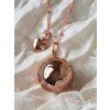 mexická bola heartbeat rose gold