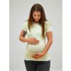 těhotenské a kojící tričko mint 3v1