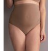 Těhotenské kalhotky hnědé vysoké