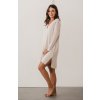Těhotenská a kojící noční košile světle béžová