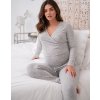 Těhotenský set na doma šedý