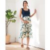 Letní těhotenské šaty seraphine květinové