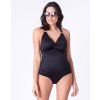 Těhotenské plavky Montego Twist front černé